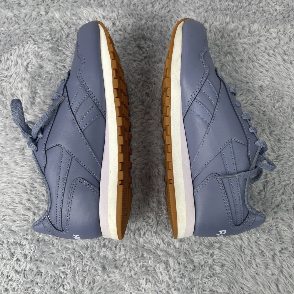 Reebok Sneakers Women's Size 6 Gray Indigo Classic Harman Run Shoes Leather - Picture 6 of 9
